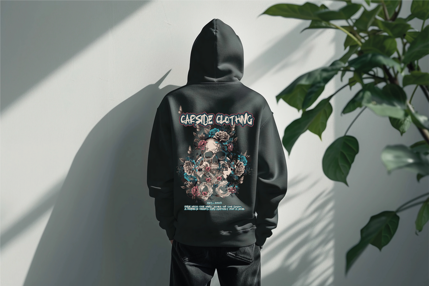 HOODIE | REBEL SOUL | SCHWARZ | UNISEX