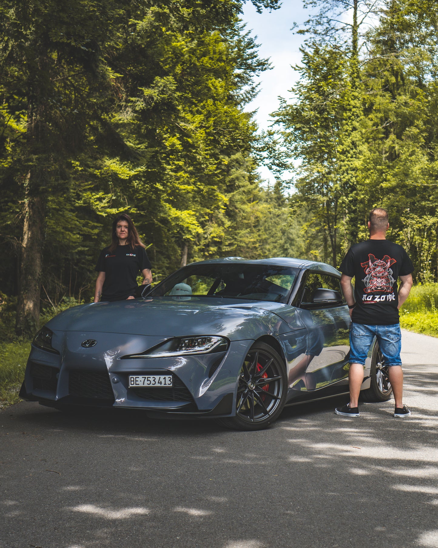 T-SHIRT I NOZOMI I SCHWARZ I UNISEX